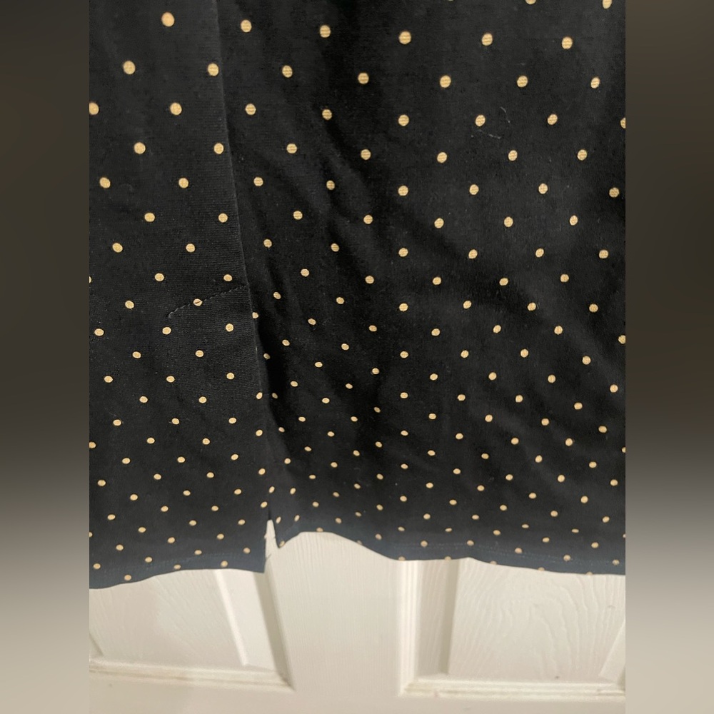 Unique vintage - 4X - 3/4 sleeve polka dot wiggle dress - Picture 5 of 6